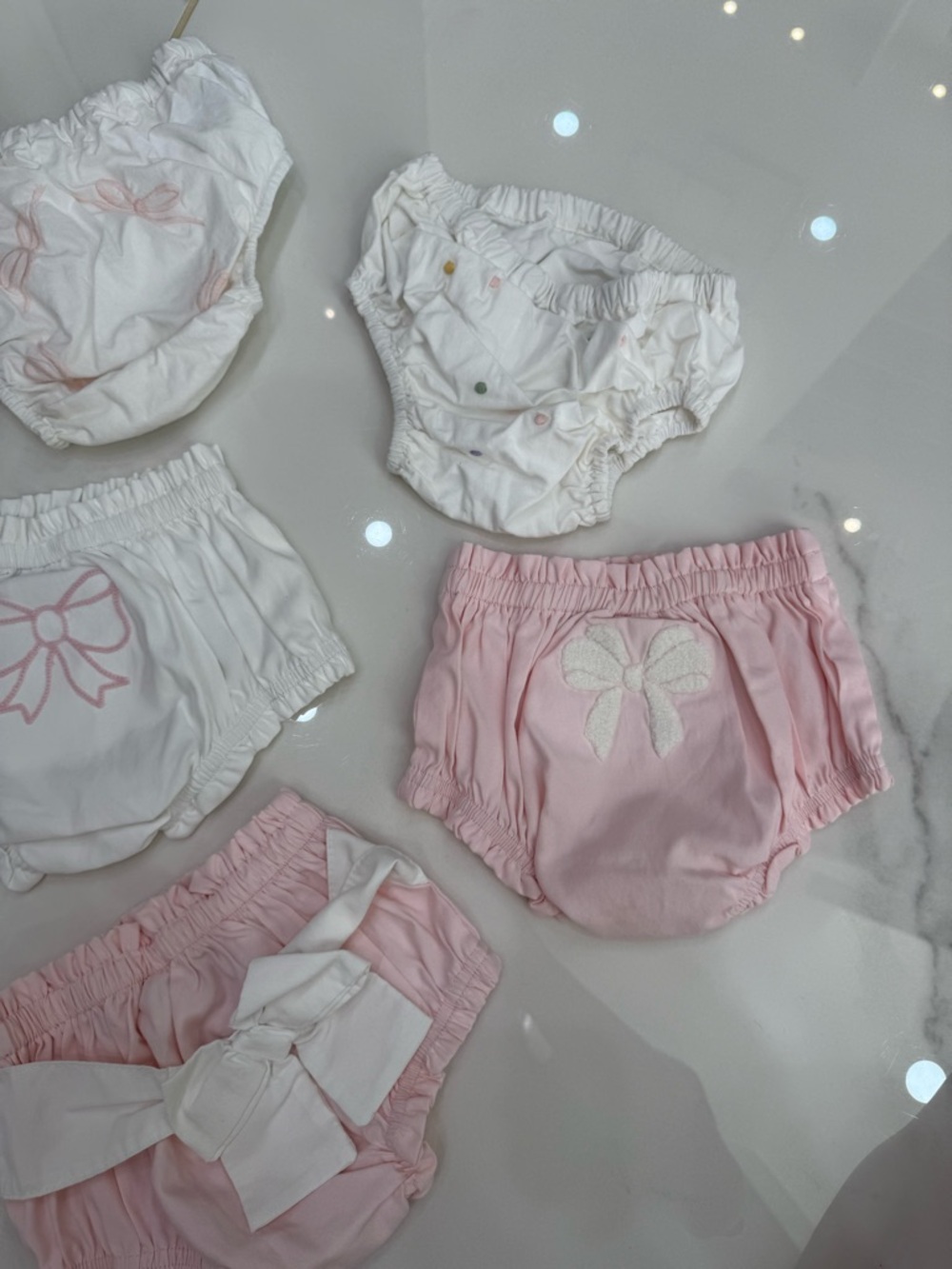 Baby girl bloomer diaper covers - Picture 2 of 3